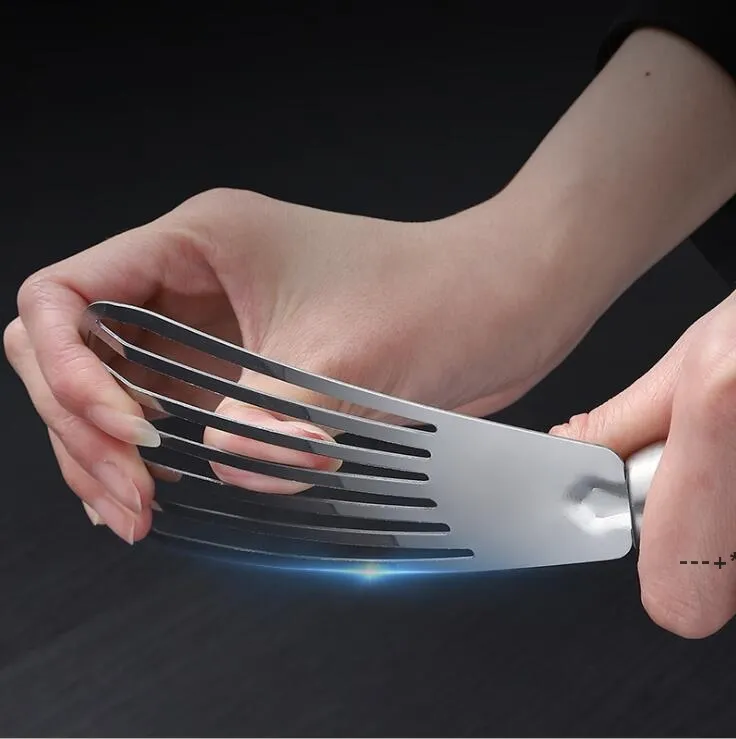 NOUVEAUSpatule Outils de cuisine en acier inoxydable Spatules à pelle antirouille pour la cuisson Facile à retourner Steak de poisson grillé Cadeau pratique RRD128