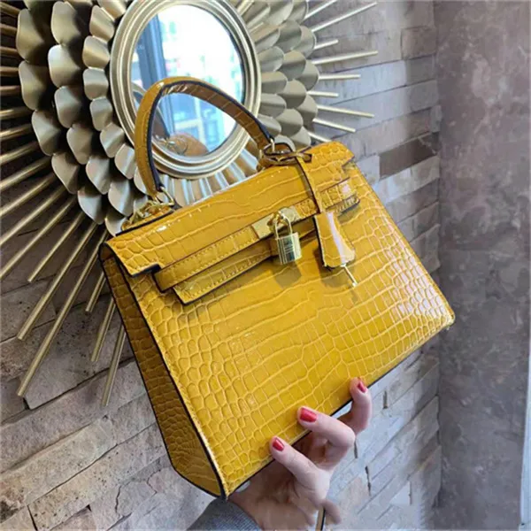 Mustard yellow designer handbags online