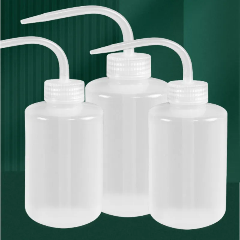 Equipamentos de rega 250/500 ML mini planta de plástico flor regador garrafa boca curvada pode DIY jardinagem transparente para suculento prático conveniente