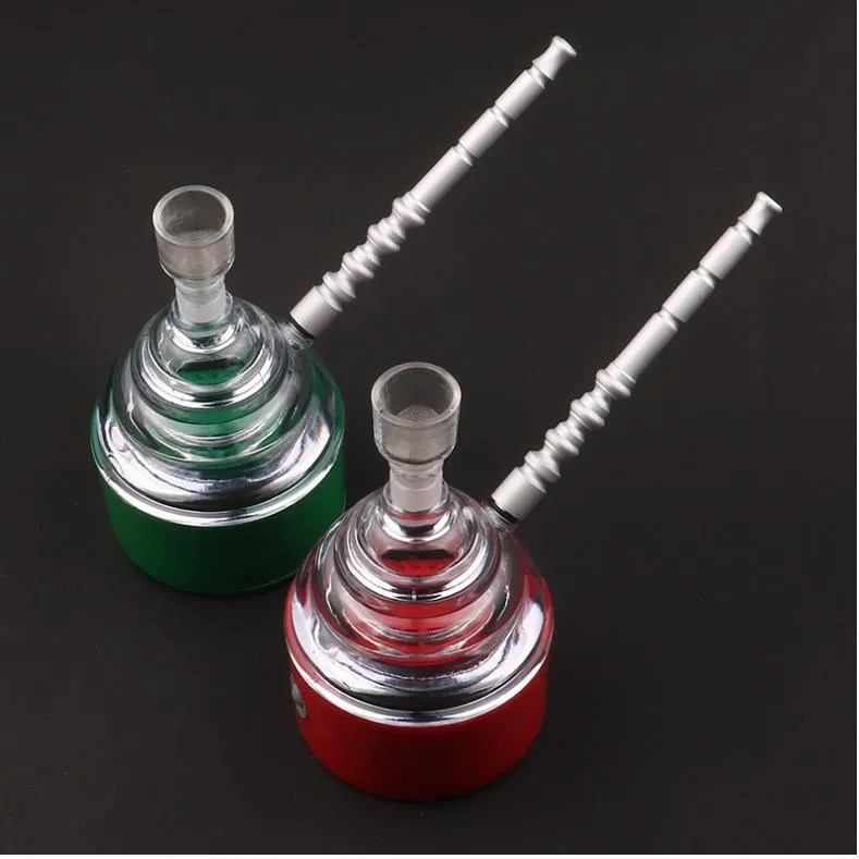 Defecation glass shaped hookah electric blowing plastic hookah glass pipe