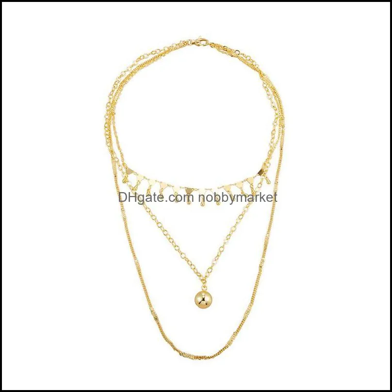 Earrings & Necklace Fashion Jewelry Shine Gold Color Long Chain For Women Engagement Wedding Party Sets