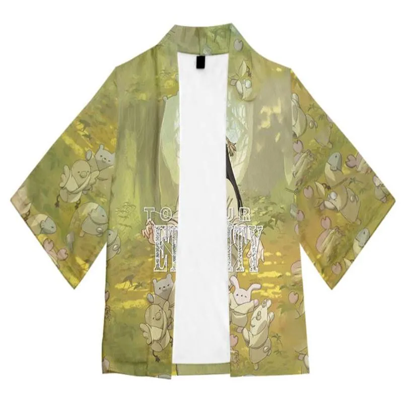 Yaz Erkekler Kimono Hırka Dış Giyim Moda Sokak Giyim Gevşek Erkek Ceketler Ceket