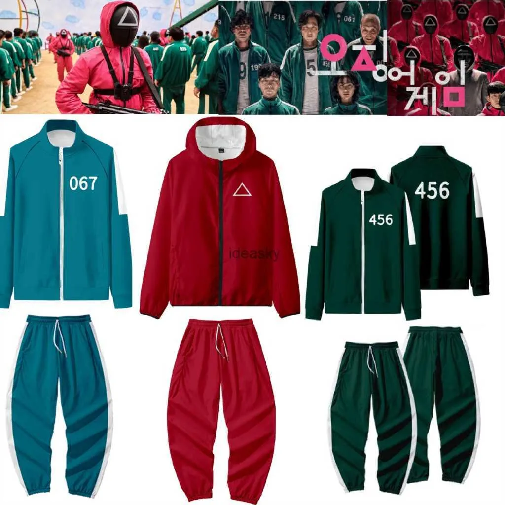 Korea Das SQUID Game Netflix 067 Kostüm 67 240 001 Gril Red Jacket Pant Set  Soldat Outfit Sportbekleidung Sportanzug Männer Von 30,77 € | DHgate  Deutschland