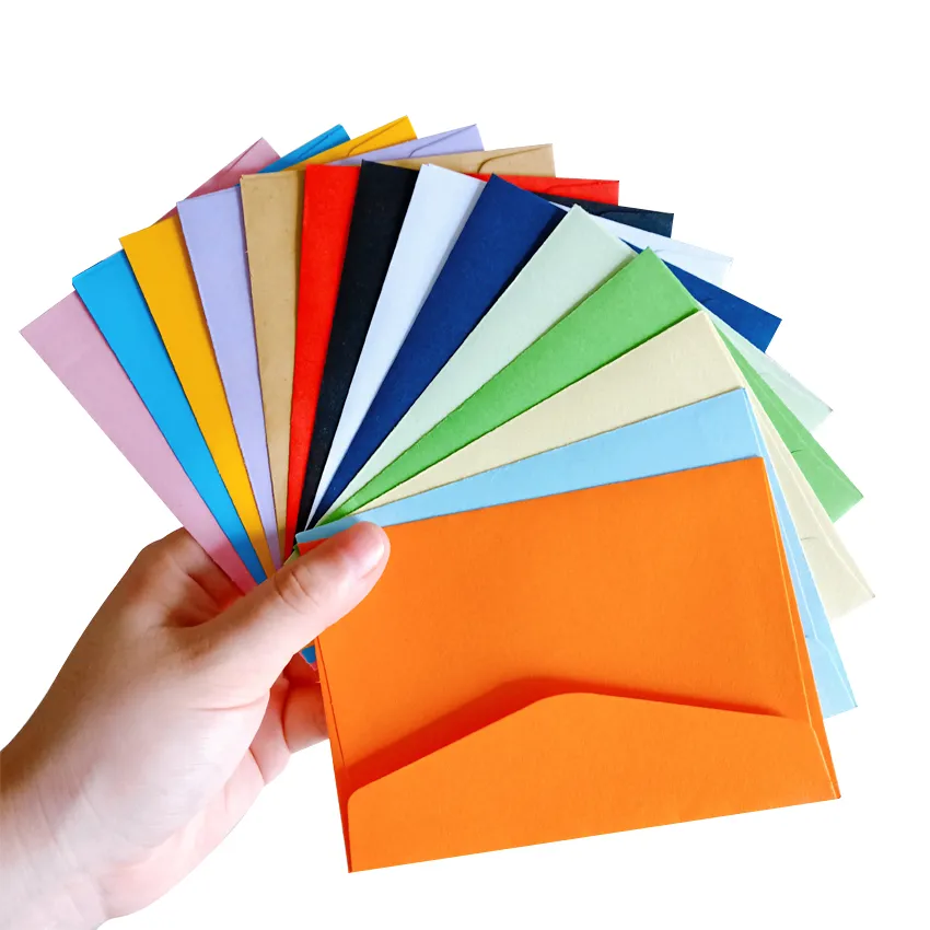 Candy Color Paper Produkty papierowe koperty na baby shower urodzinowe przyjęcie