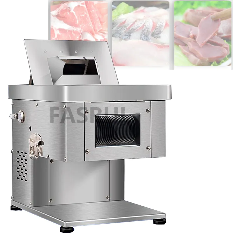 Stainless Steel Meat Slicer Shredder Dicing Machine Single-Cut Double-Cut Meat Citter Maker