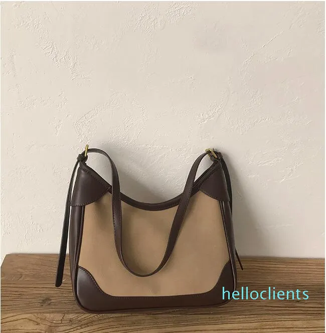 ¡Novedad de 2021! Bolso cruzado a la moda para mujer, bolso de hombro Vintage con envío HBP