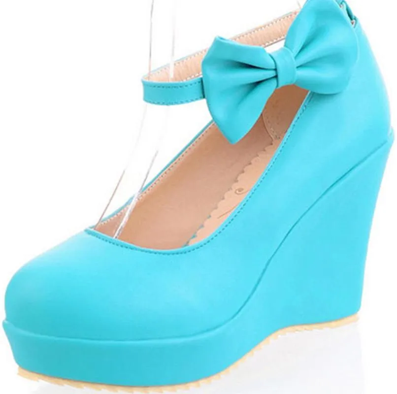 Wedge brogues ladies hotsell