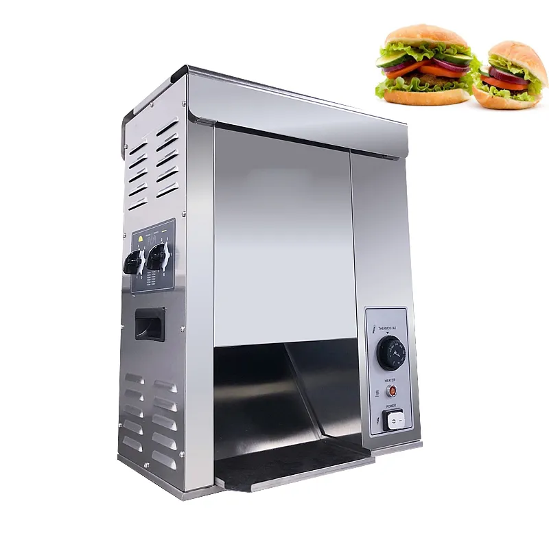 Multifunktionaler Ketten-Hamburger-Backofen, kommerzielle automatische Burger-Grillmaschine, 220 V