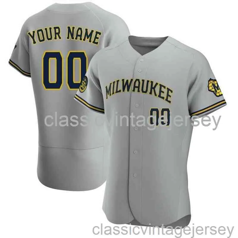 Gray Custom Name and Number Jersey XS-6xl Sched Men Women Youth Baseball Jersey