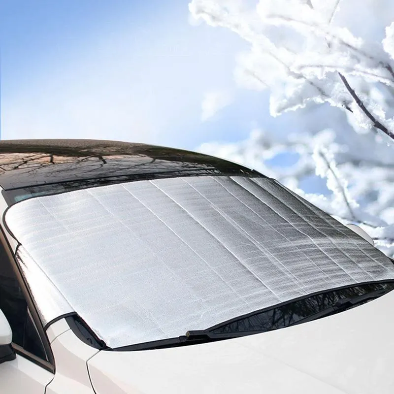 Araba Güneşlik Evrensel Katlanabilir Ön Rede Pencere Ön Cam Koruyucu Kapak Oto Ourdoor Guard Cam Snow Buz Visor