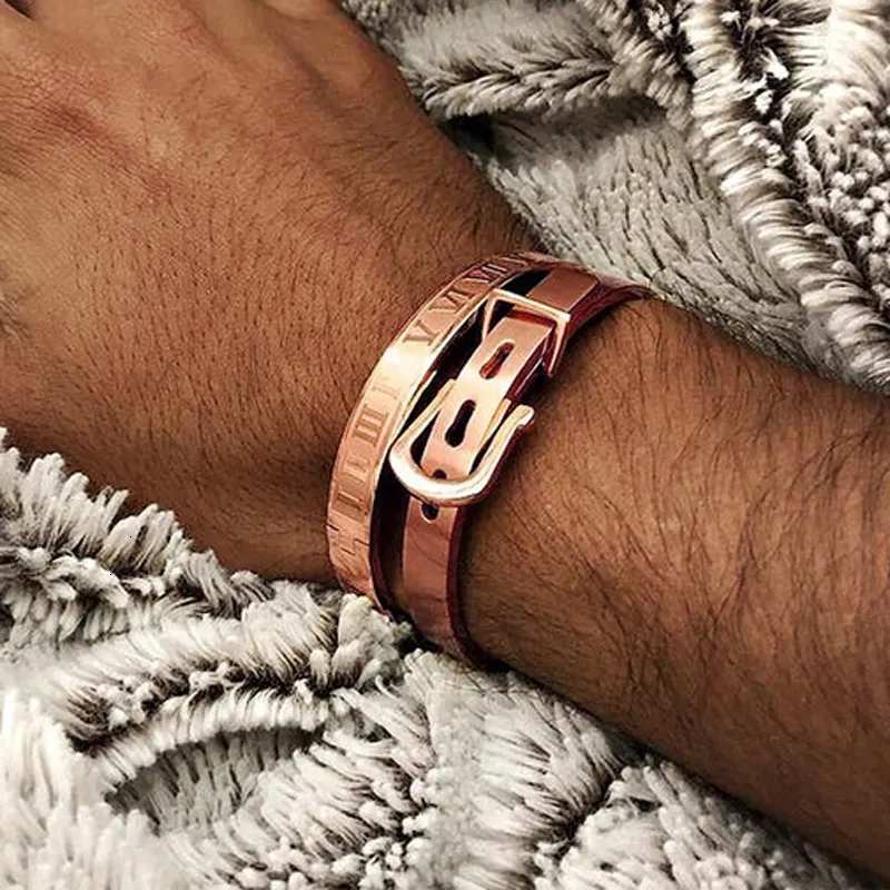 Geometric Stainless Steel Punk Mens Gold Cuff Bracelets For Men Set Perfect Gift For 2021 From Peaceminous529 39.26 DHgate.Com
