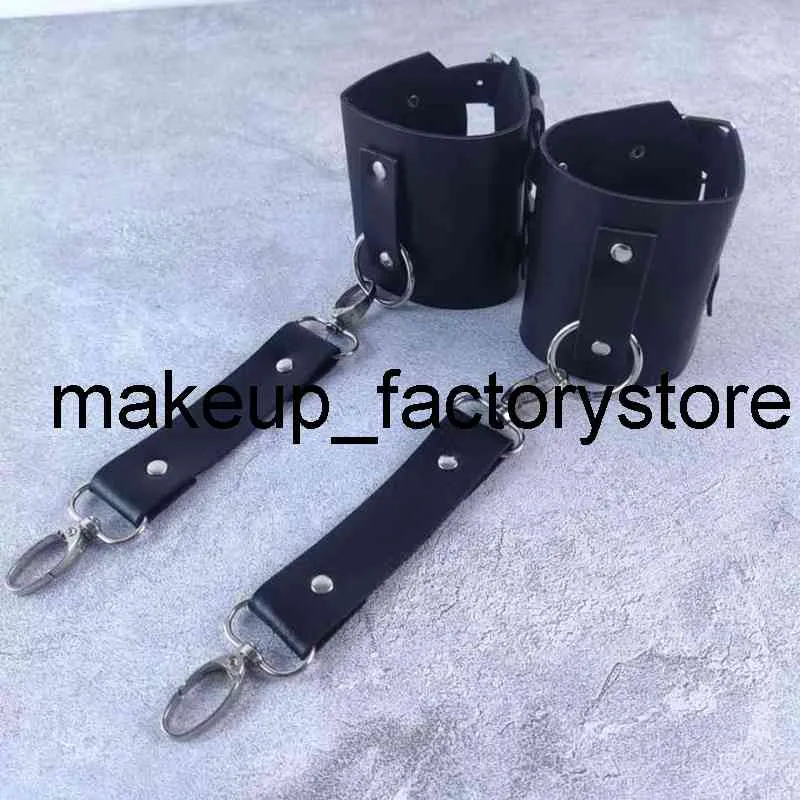 Massage BDSM Restraints Erotic Leather Handcuffs Adult Cuffs Bondage Fetish fantasy Sex Toys For Women couples Games Flirting Store