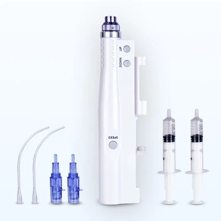 2021 물 Mesotherapi Meso Gun Mesotherapy Mesogun 인젝터 피부 리프트를위한 ​​최신 진공 주사 바늘