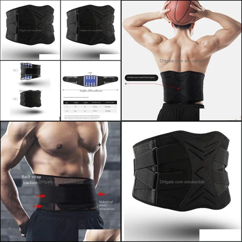 Waist Support Belt Strong Lower Back Brace Corset Trainer Sweat Slim For Sports