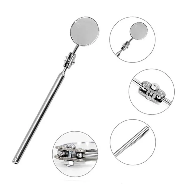 Voertuig Onderhoud Inspectie Spiegel Reparaties Kit Tool Universele Auto Stevige Vouwen Telescopische Reflector Size Lassen Chassis Inspection-Mirror Tools