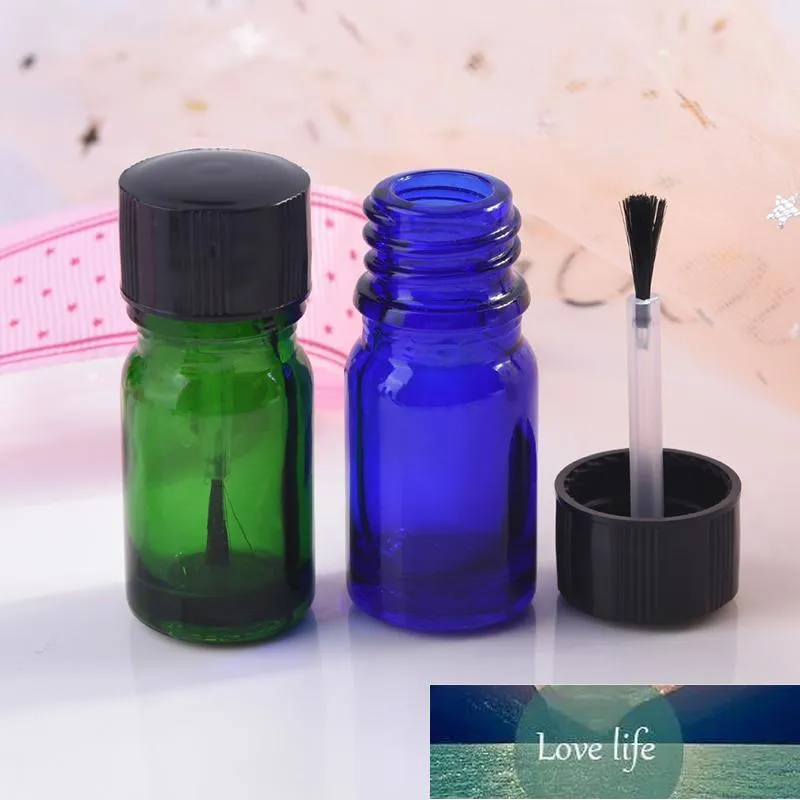 Ronde glas essentiële fles lege cosmetische containers reizen nagellak met borstel kunst apparatuur opbergflessen potten fabriek prijs expert ontwerp kwaliteit laatste