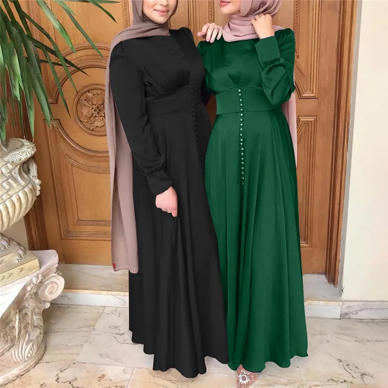 2021Turkije Dames Djellaba Maleisië Hijab Abayas Marokkaanse Kaftan Dubai Avond Bruiloft Elegante Jurk Kleding