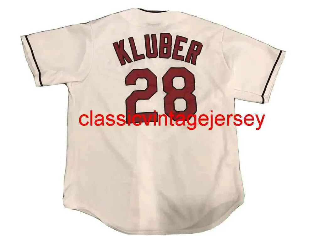 Masculino Feminino Juvenil COREY KLUBER BRANCO BASEBOL JERSEY Bordado Qualquer Nome Número XS-5XL 6XL