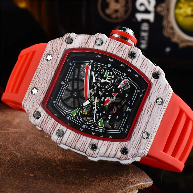 Luxury Designer Watch With Silicone Montgomery Straps