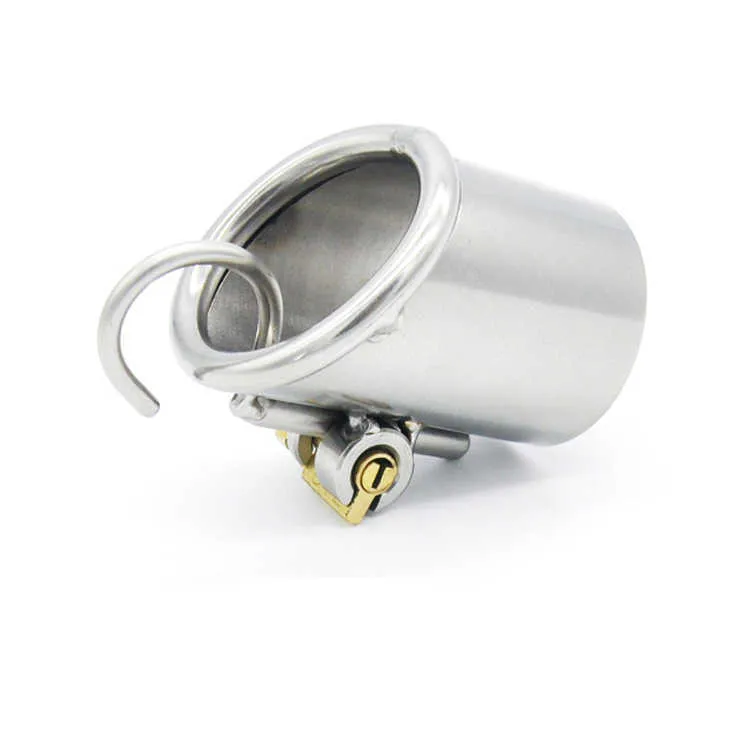 Happygo,stainless Steel Pa Puncture Chastity Device,only For Pa800 And Pa600 Cock Cage,penis Lock,cock Ring,chastity Belt,a213 Y19070602