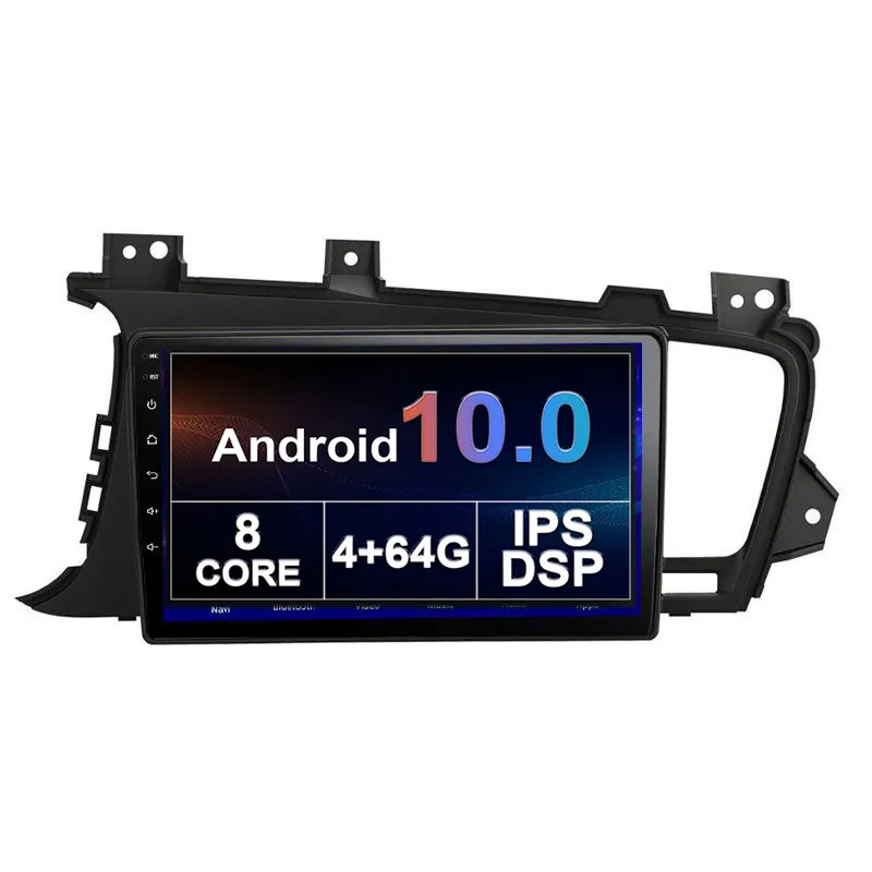 Reproductor de Radio y DVD para coche 2 Din para K5 2011-2015, sistema Multimedia, unidad principal de navegación GPS, Android, WIFI, FM, DSP, pantalla IPS, 4G + 64G