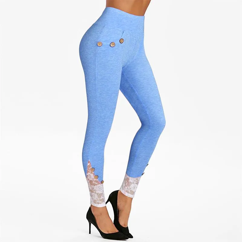 2023 Fashion Womens High Waisted Stretch Skinny Capris Casual Solid Color  Denim Blue Trousers Women For Women From Tikopo, $13.23