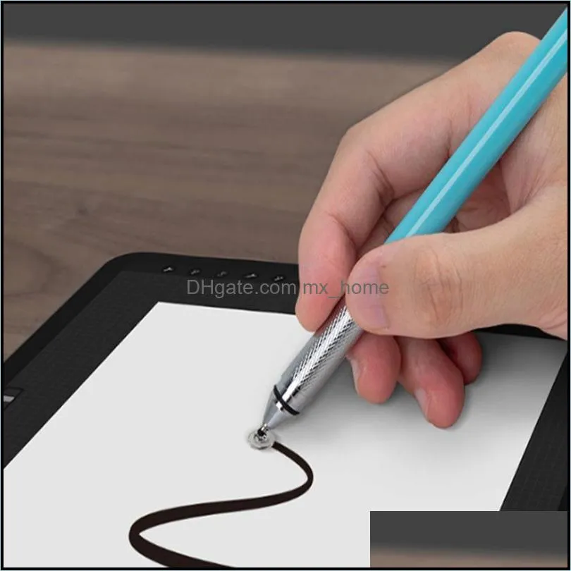 Disk capacitance pen stylus double head stylus For cellphone mobilephone Tablet can customize logo