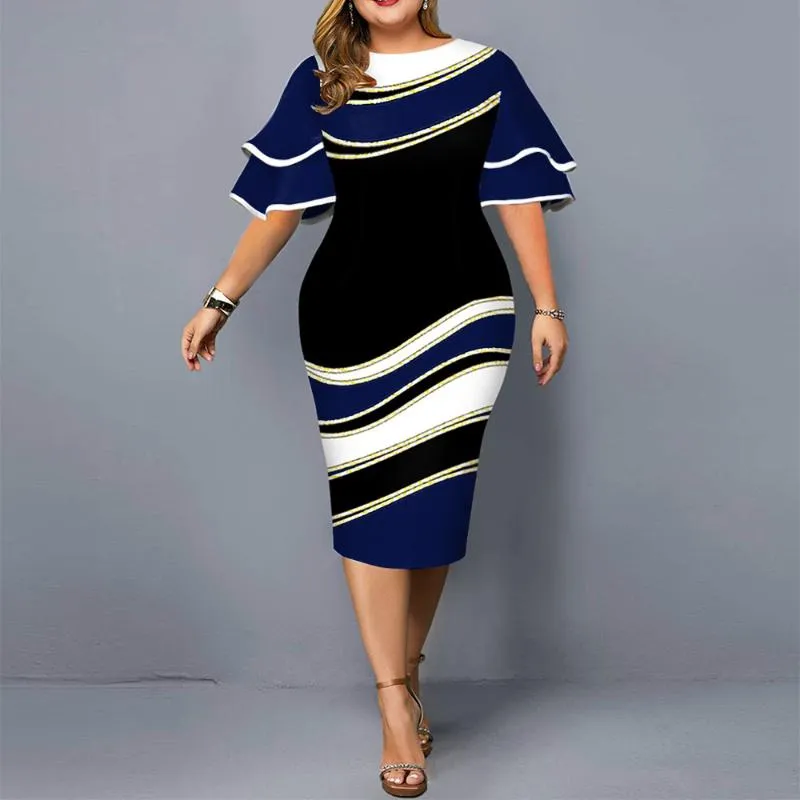 Plus Size Knee-Length Polyester Dress for Autumn Women with Short Sleeves  and Empire Waistline from Dhgate Plus size Dresses - price 49.35