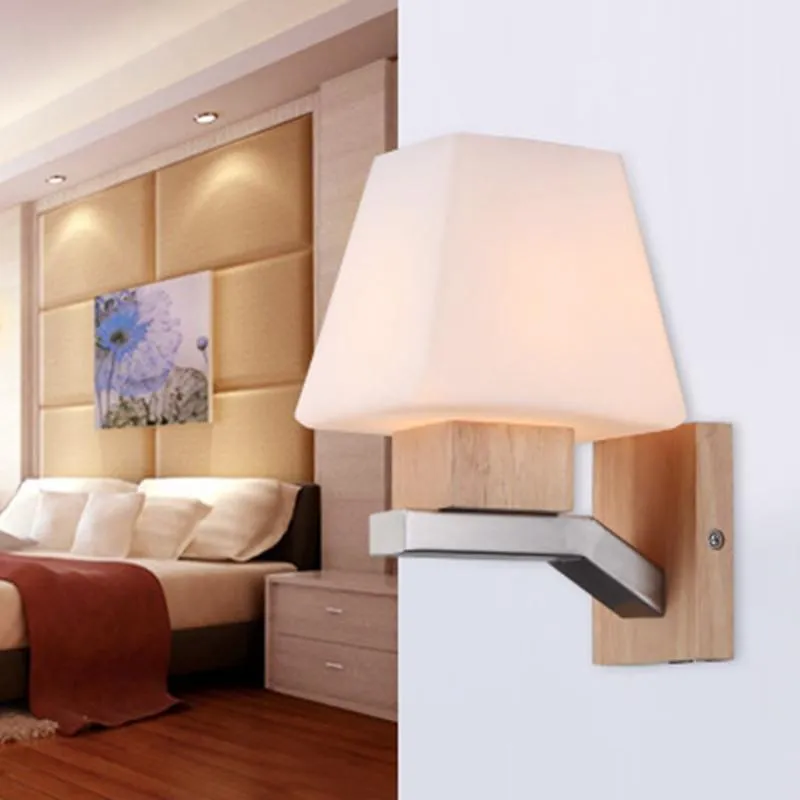 Lampade da parete LukLoy Lampada LED cinese a risparmio energetico Moderna luce creativa Camera da letto Illuminazione domestica Corridoio Soggiorno Cucina Ufficio