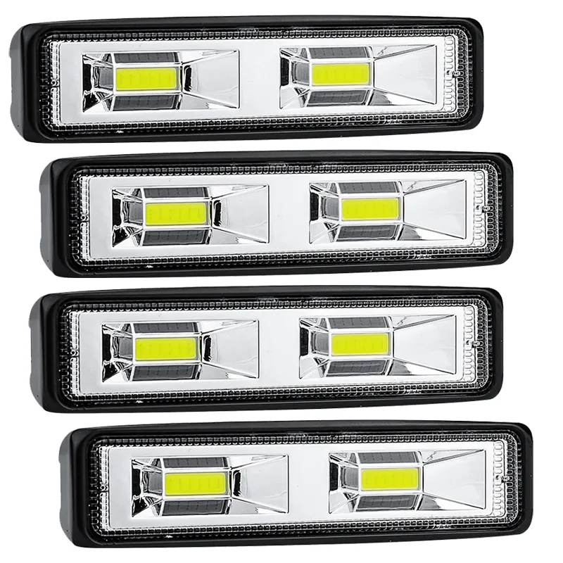 LED-Lichtleiste, Arbeitslicht, 12–24 V, für Auto, Motorrad, LKW, Boot, Sattelzug, Offroad-Arbeitslicht, 48 W, LED-Arbeitslampe, Scheinwerfer, Auto