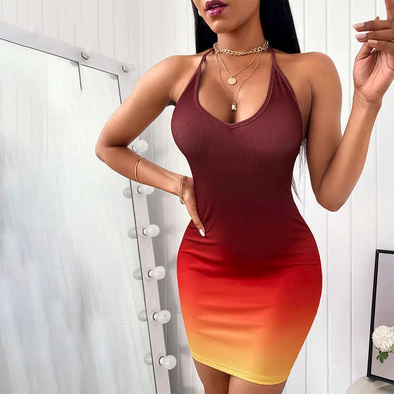 Women Elegant Slim Fit Mini Dress V Neck Colorblock... From Cong04, $13.48  In Bulk | DHgate.Com