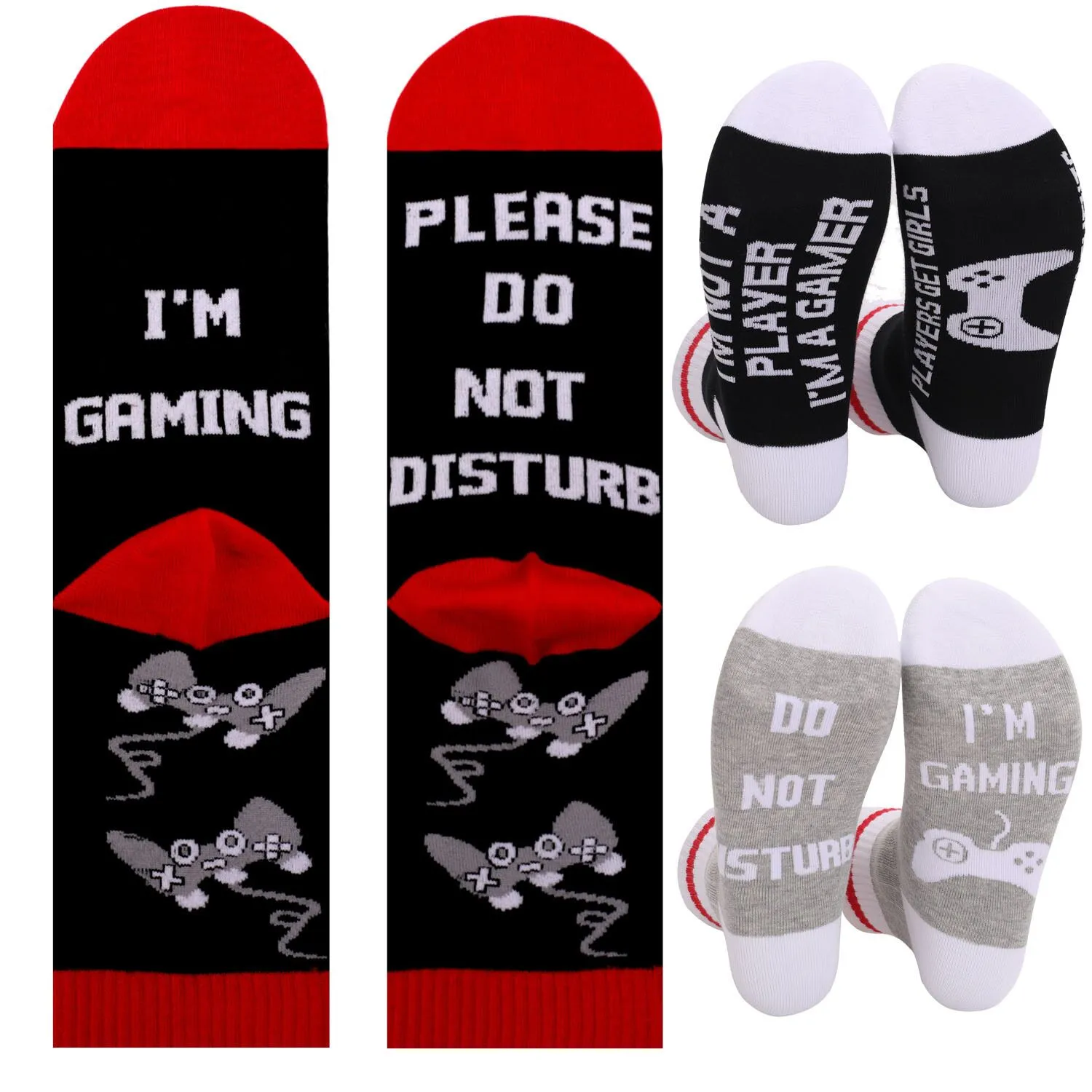 Новинка Gamer Socks Не беспокоит Я Компьютерные носки Смешные подарки для мужчин Женщины Геймеры Любовник Хлопок Унисекс