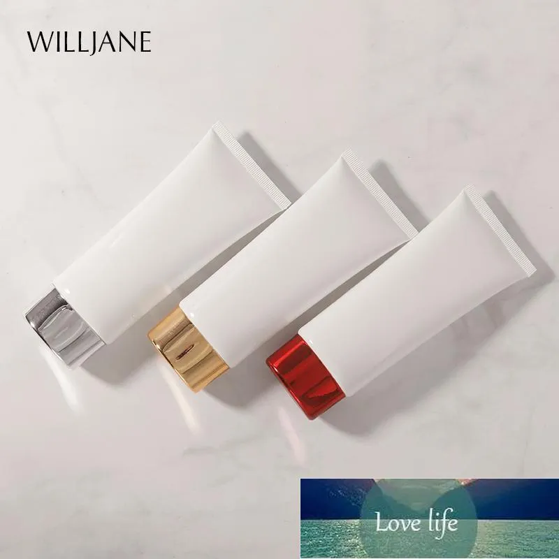 Wholesale 100ml/g Makeup Foundation Squeeze Soft Tubes Cosmetic Empty Facial Cleanser Hose Cream Lotion Emulsion Shampoo Bottle