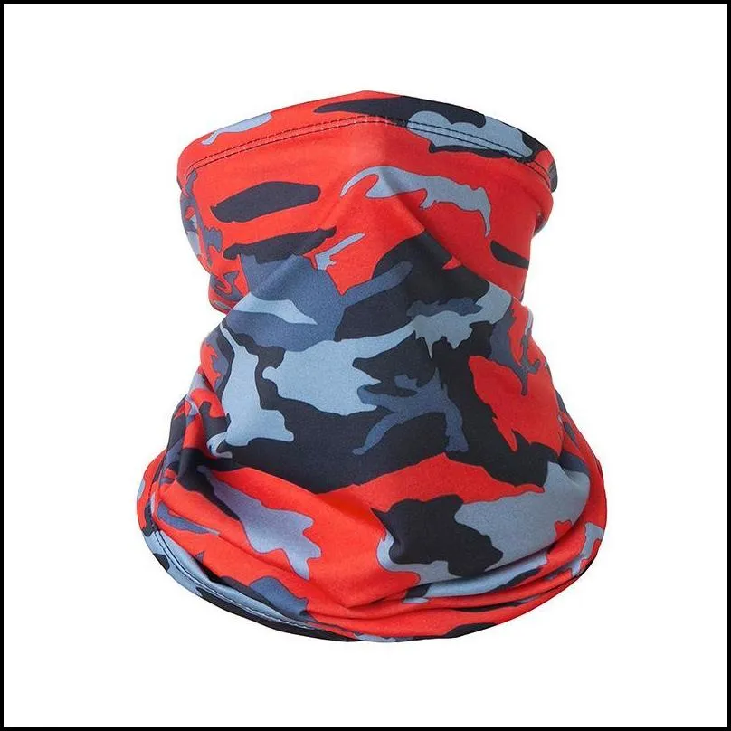 Cycling Caps & Masks Multi Functional Camouflage Tactical Neck Gaiter Cover Tube Face Bandanas Mask Hunting Hiking Camping Scarf Men