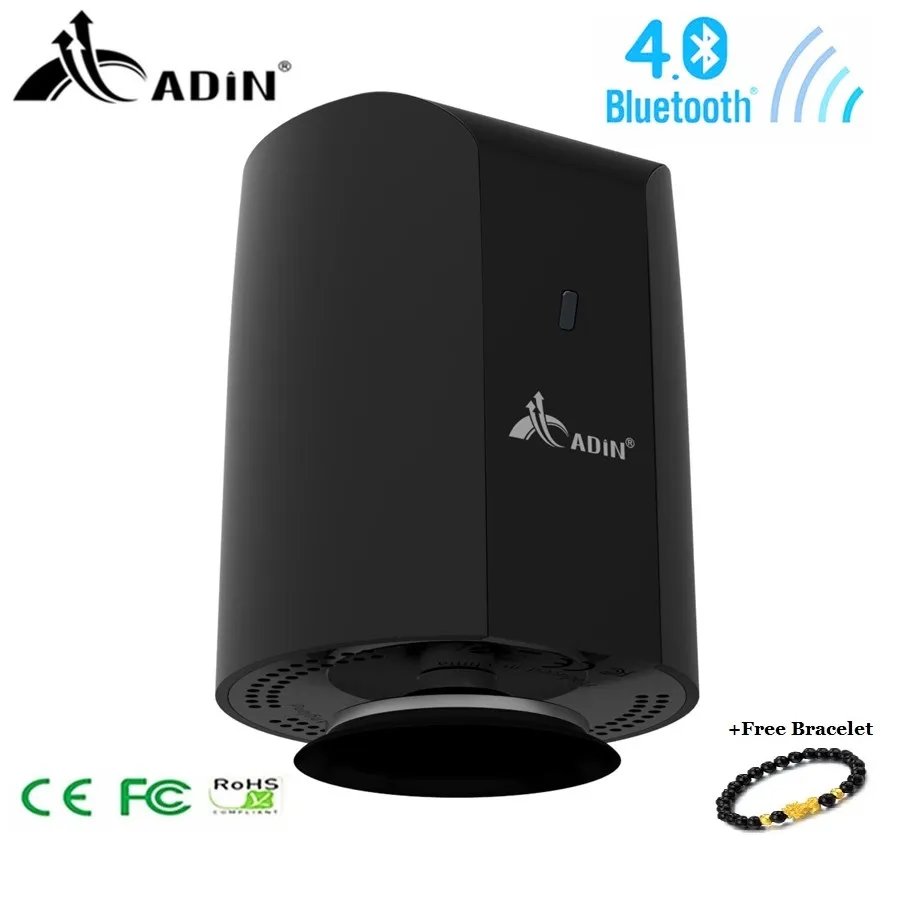 Adin Vibration Bluetooth Mini Portable basse sans fil caisson de basses résonance extérieur ordinateur haut-parleurs téléphone