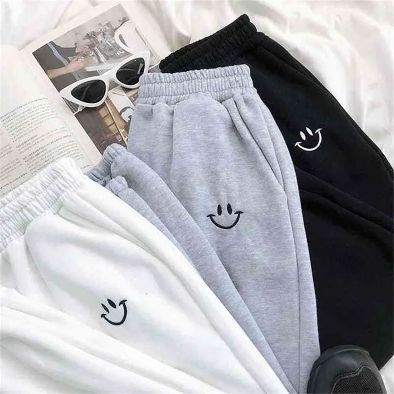 Casual Long Pants Women's Sports Breathable Soft Loose High Quality Slim Ankle Korean Fitness sweatpants 210915