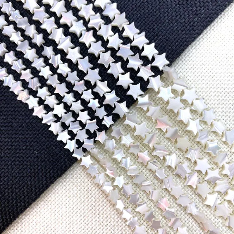 Other Natural Shell Beads Star-shaped Mother-of-pearl For DIY Jewelry Making Necklace Bracelet Earring Accessories Size 6-12mm