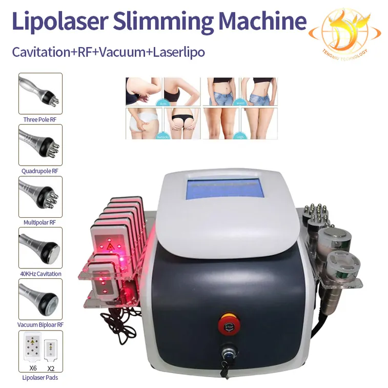 Strawberry Lipo Laser Diode Zerona Lipolaser Lipolaser Slimming Beauty Machine Cavitation Rf