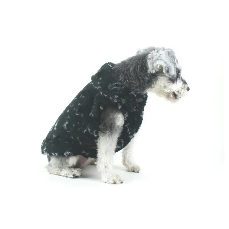 Pets Velvet Thicken Jackets Classic Flora Pattern Bichon Schnauzer Coat Luxury Soft Touch Bulldog Warm Vests