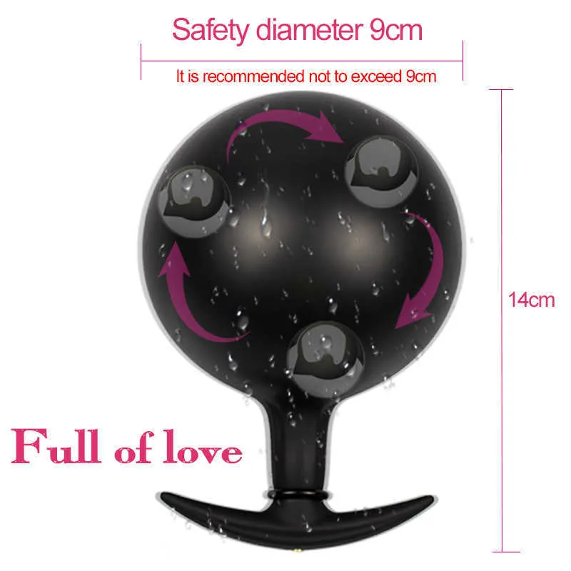 Inflatable Butt Plug For Anal Play Silicone... From Makeup_factorystore,  $13.91