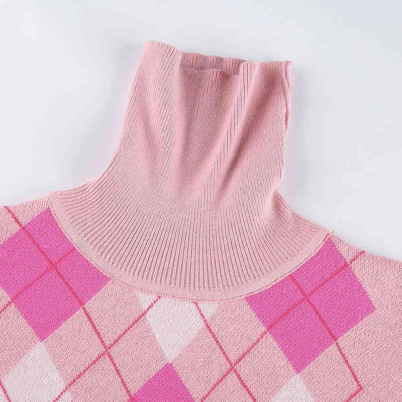 Pink Argyle Sweater (7)