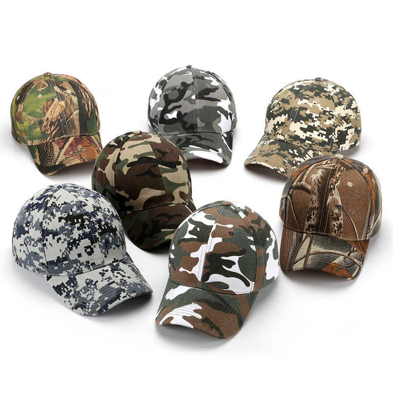 Cool Camo Cap Baseball Men Casquette Camouflage Hats Hunting Camouflage Cap Women Fashion Camo