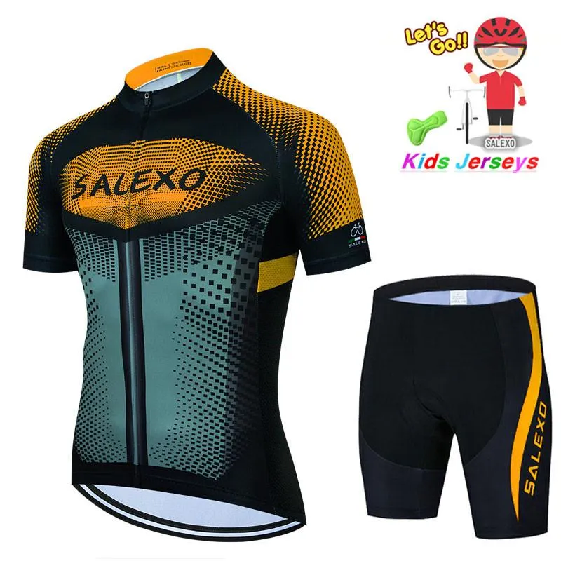 Ensembles de course 2021 enfants cyclisme Jersey ensemble garçons filles vêtements enfants route vélo costume Maillot Ropa Ciclismo Colutte