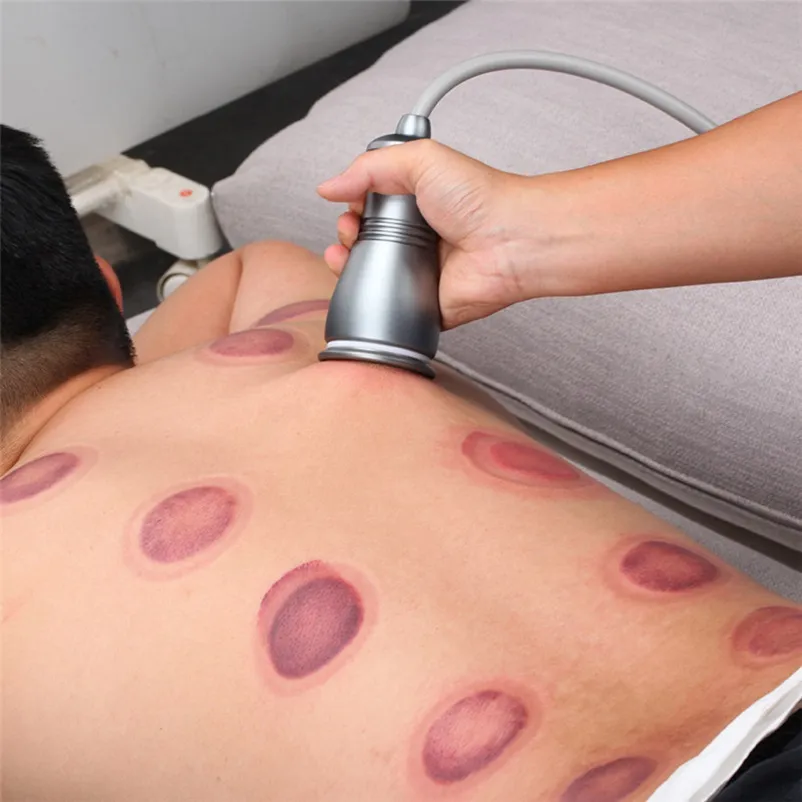 Physiothérapie Cupping Meridian Dredge Massage Body Cups Cups Aspiration Bocs Muscle Relax Electric Gua Sha Machine de grattage arrière