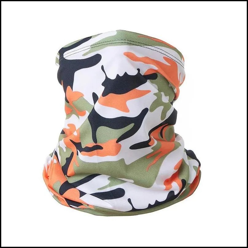 Cycling Caps & Masks Multi Functional Camouflage Tactical Neck Gaiter Cover Tube Face Bandanas Mask Hunting Hiking Camping Scarf Men