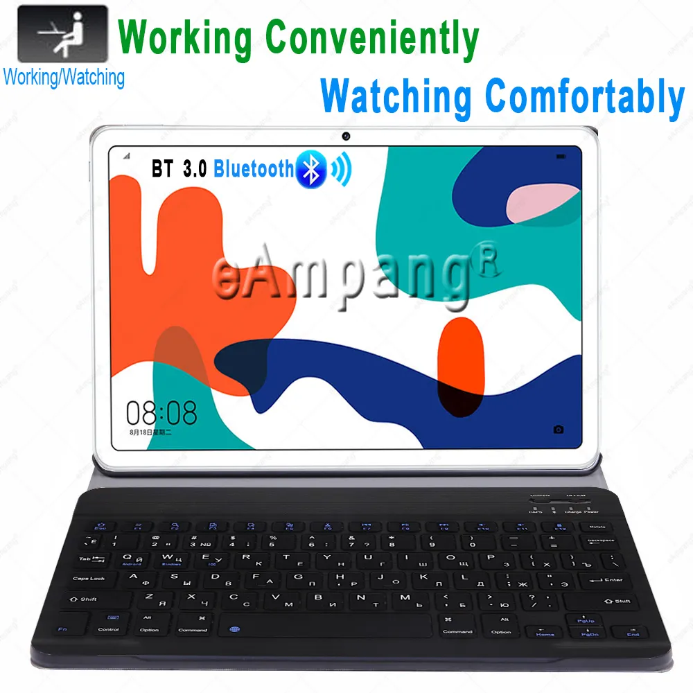 Case With Russian Keyboard Mouse For Huawei Mediapad T5 10 M5 Lite