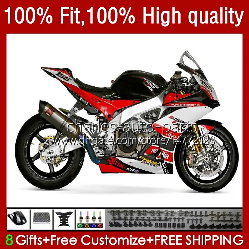 Aprilia RSV1000rr RSV1000R 16-19 바디 40NO.126 RSV4 RSV-1000 RSV 1000 R RR 블랙 화이트 2016 2017 2018 2019 RSV1000 16 18 19 사출 금형 페어링