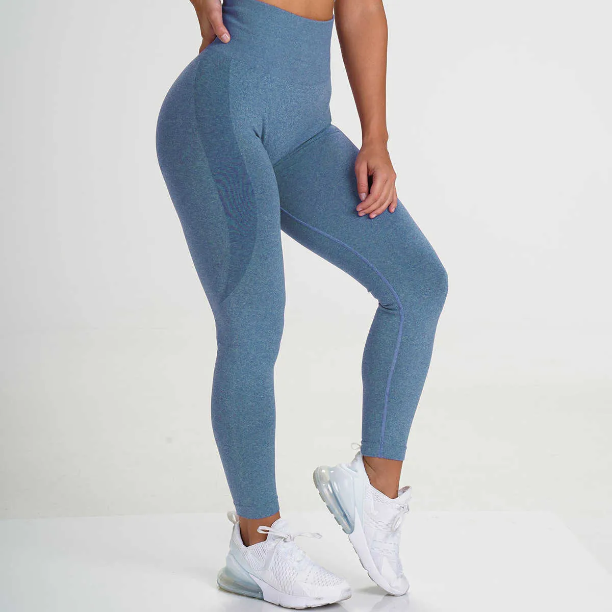 NORMOV Seamless High Waist Push Up Seamless Gym Leggings For Women Sexy  Bubble Butt Slim Fit Gym Legging For Workout And Fitness 211014 From Dou05,  $10.27