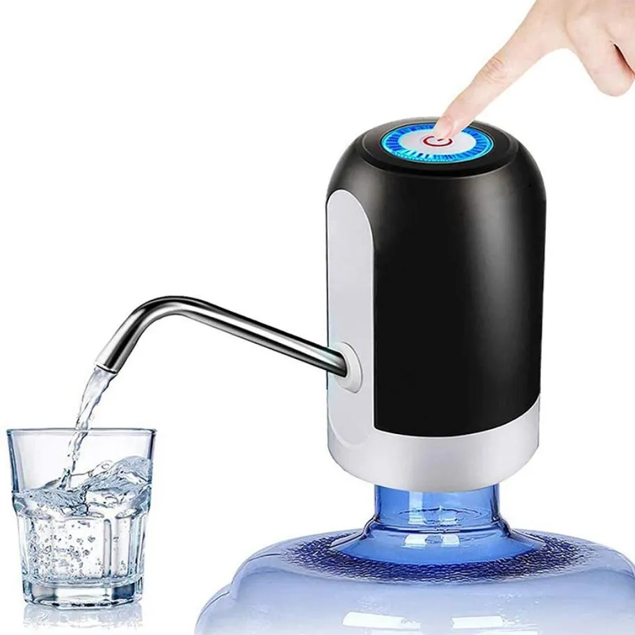 USB-avgift Elektrisk vattendispenser Bärbar Gallon Dricksflaska Switch Smart Wireless Water Pump Vattenrening Vitvaror