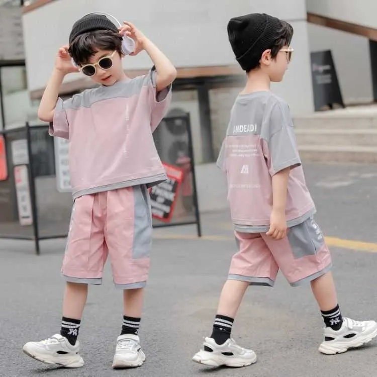 Set Di Tute Estive Ragazzi Abbigliamento Sportivo Atletico Bambini 4 14 Anni i X0802 Da 12 76 DHgate